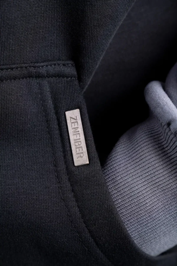 Double Sleeved Hoodie - Black