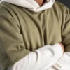 Double Sleeved Hoodie - Olive