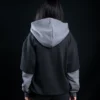 Double Sleeved Hoodie - Black