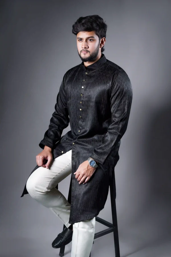 MMA00005 copy Zen Kurta - Black