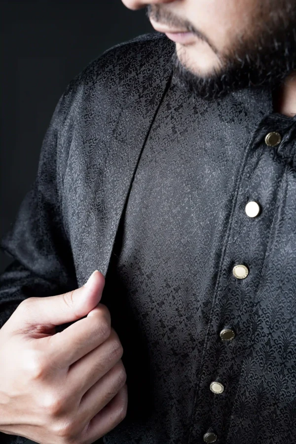 MMA00019 copy Zen Kurta - Black