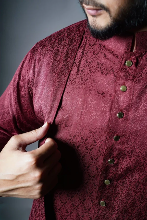 MMA00083 copy Zen Kurta - Red