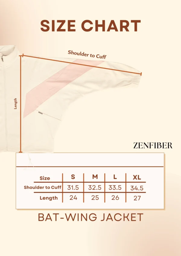 batwing jacket size chart BatWing Jacket - Sky