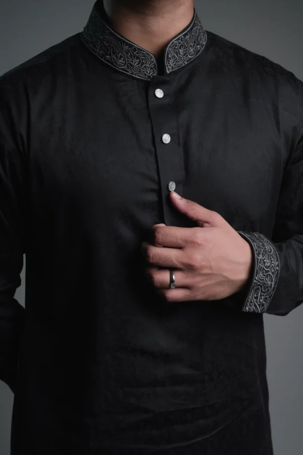 Jacquard Punjabi - Black