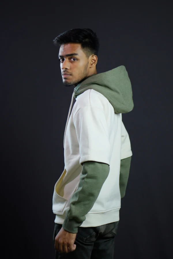 Double Sleeved Hoodie - Beige