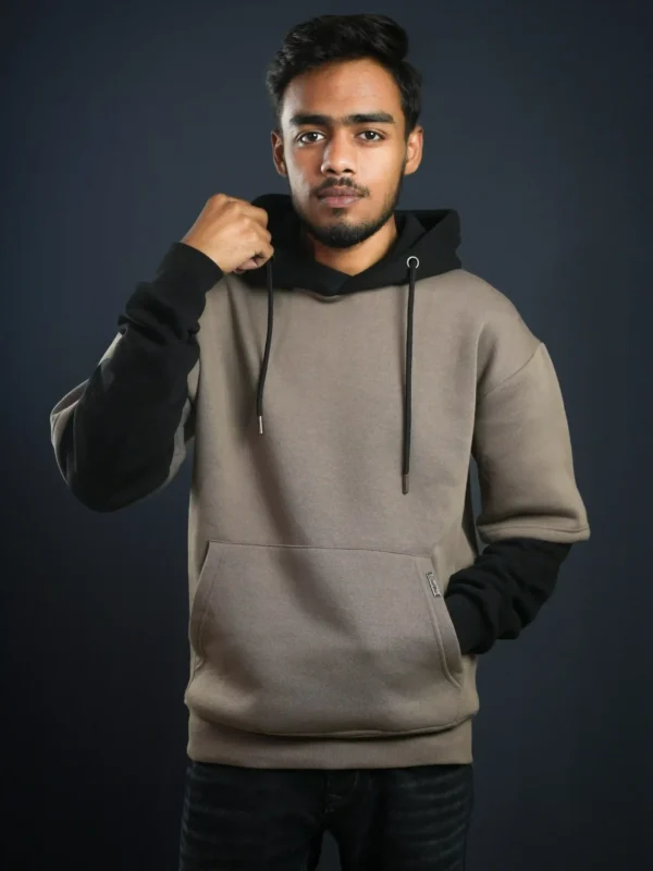 Double Sleeved Hoodie - Coffee