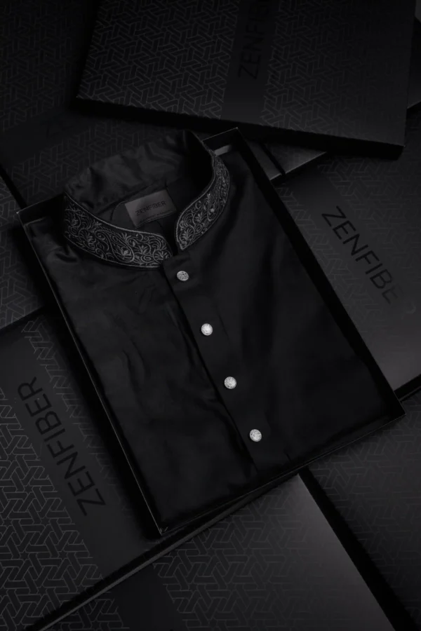 Jacquard Punjabi - Black