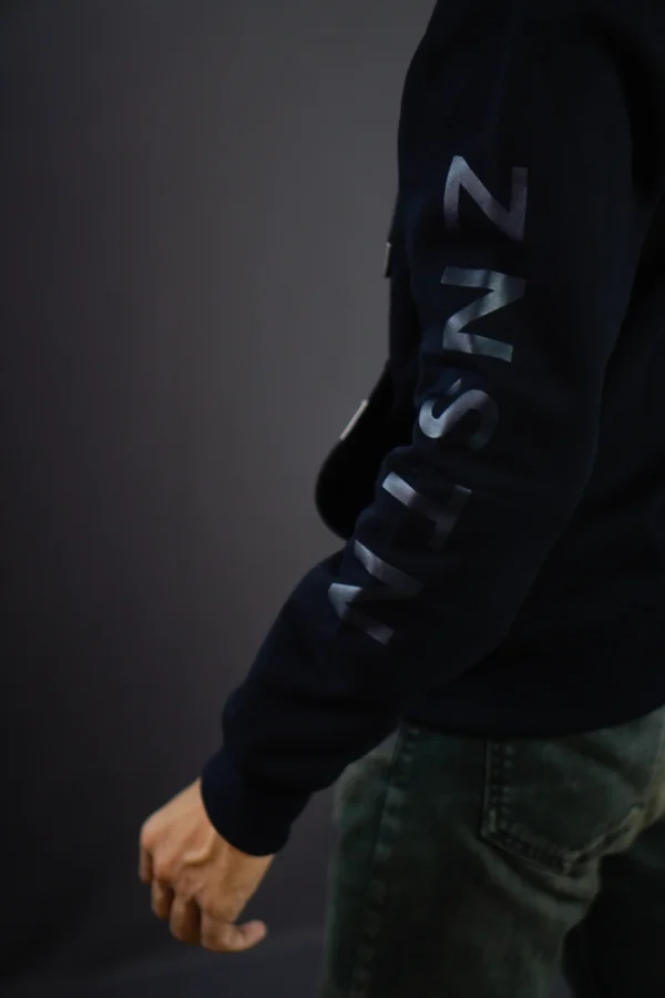 black print hoodie bd BOB Hoodie - Black on Black