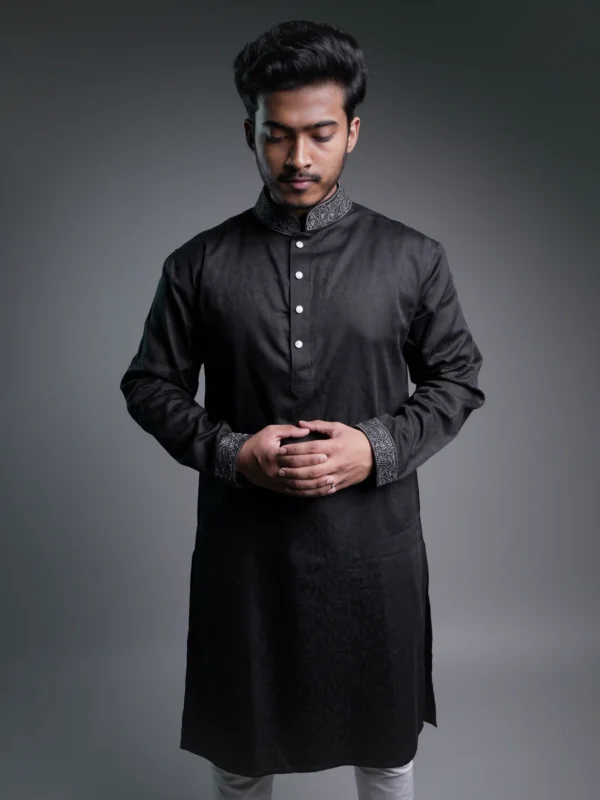 Jacquard Punjabi - Black