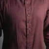Jacquard Kurta - Brown
