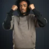 Double Sleeved Hoodie - Coffee