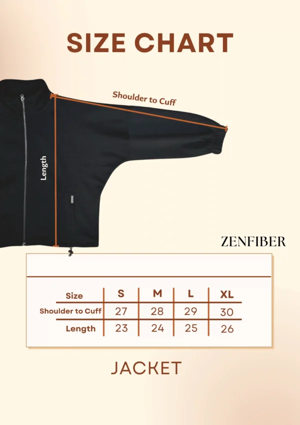 female jacket zenfiber bd Darkest Navy Baggy Jacket