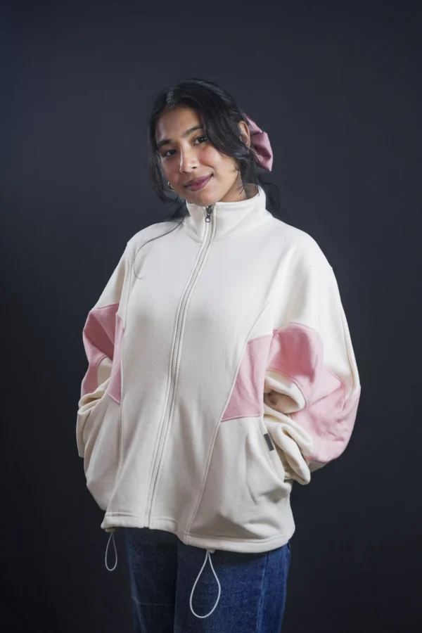 pink jacket for female bd BatWing Jacket - Beige