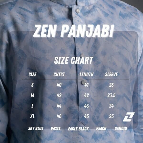 Printed Punjabi - Peach