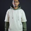 Double Sleeved Hoodie - Beige