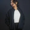Darkest Navy Baggy Jacket